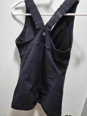lululemon athletica  Black Racerback One-Piece
